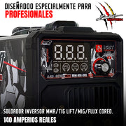 Edición Limitada Soldador Inversor Multiproceso MMA/MIG/TIG LIFT 140AH 110V/220V