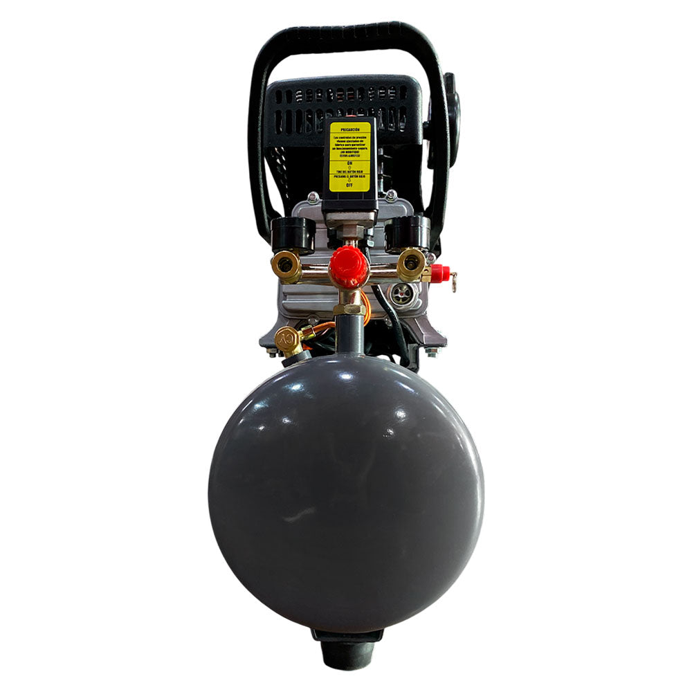 Compresor Profesional marca Tecraft Industry de 24L 2HP con conexión a 110v.