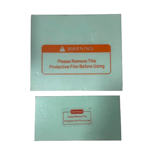 Repuesto para caretas fotosensible fabricados en policarbonato, formado por una pantalla rectangular de PETG incolora que protege la unidad filtro fotosensible.  Medidas: Externo 106x89mm Interno: 96x49mm  Recomendados para la referencia TC-200R Marca Tecraft Industry
