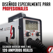 Equipo de soldadura multiproposito mini mig 120 powerbox de Tecraft Industry