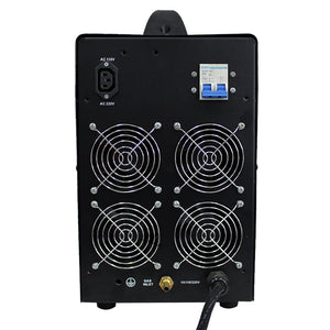 Equipo de soldadura inverter Industrial  para trabajos pesados  de 200 amperios con conexión a 110 - 220V.  Ideal para soldar TIG en Aluminio. Marca Tecraft Industry