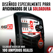 Equipo De Soldadura Liviano Proceso MMA de 100Ah 110V
