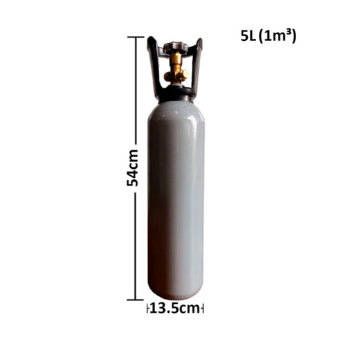 Cilindro Para  CO2 O ARGÓN De 5LT