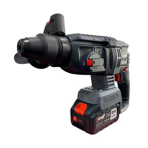 Rotomartillo Inalámbrico SDS PLUS 800W 21v sin escobillas marca Tecraft Industry