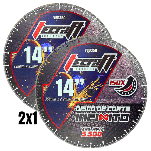 2X1 Disco de corte infinito 14