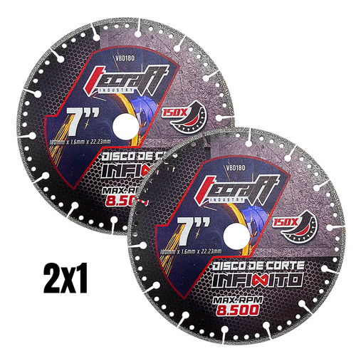 2X1 Disco de corte infinito 7