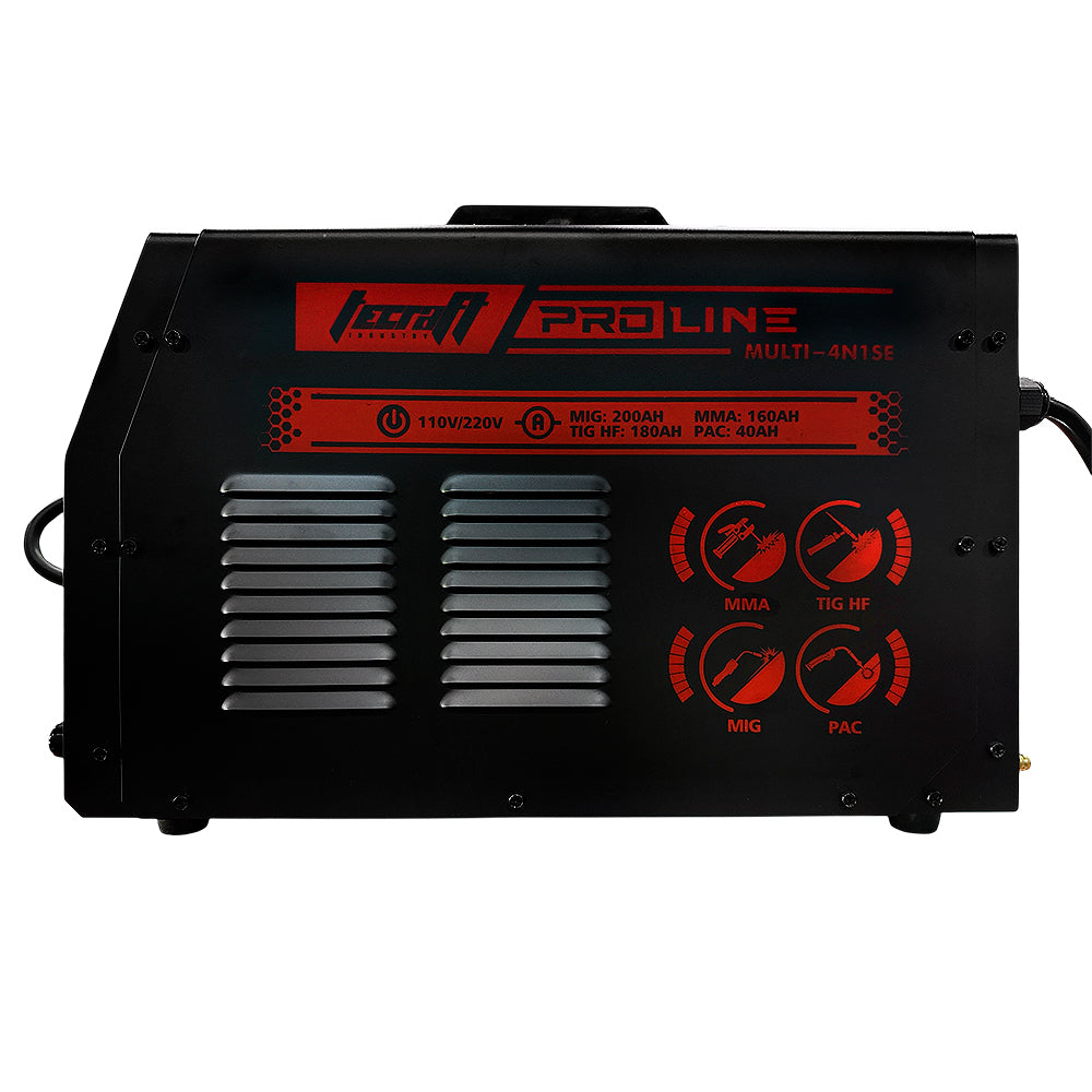 Equipo de soldadura profesional 4 en 1 MMA/MIG/PAC/TIG LIFT 160AH 220V