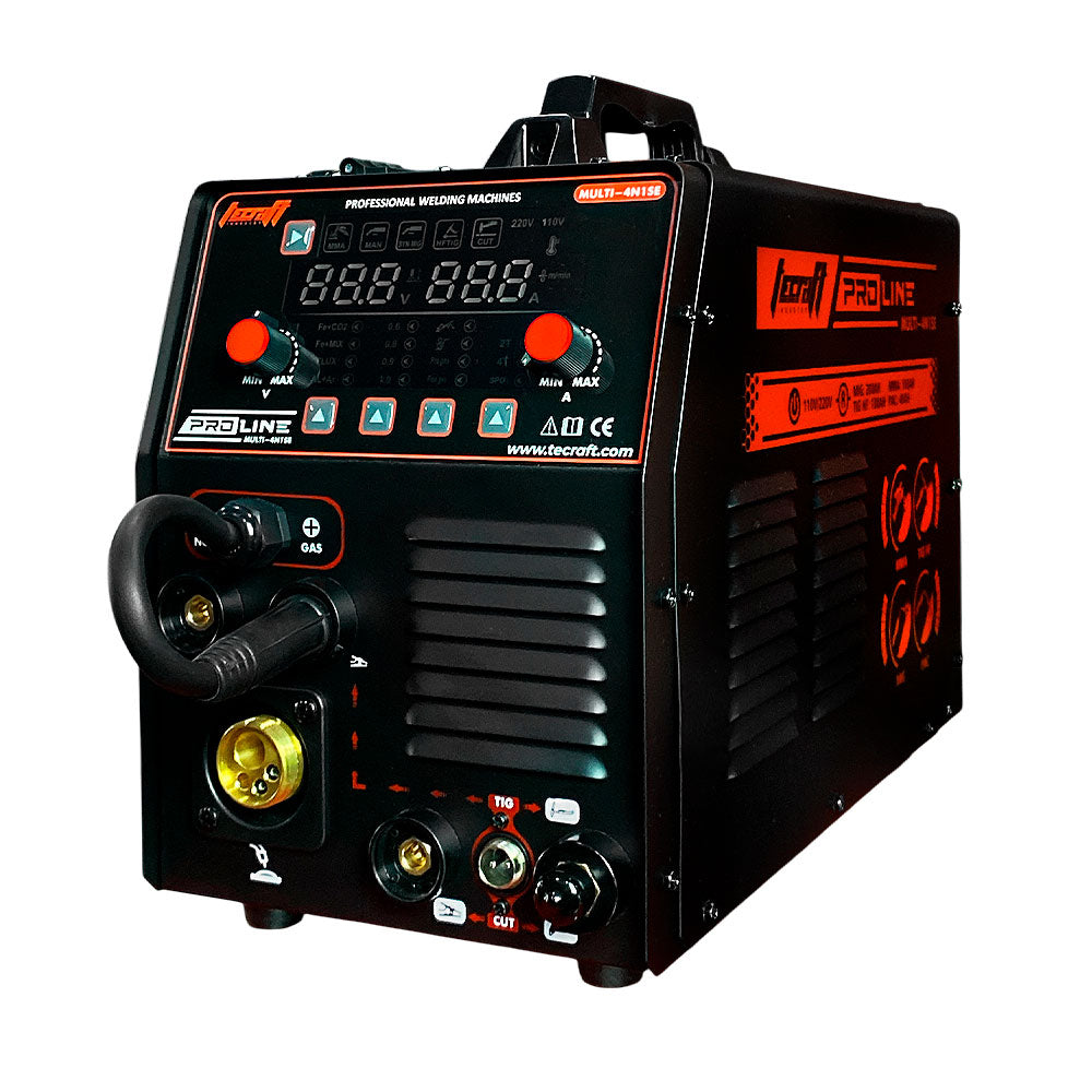 Soldador inversor Multiproceso MMA/MIG/PAC/TIG HF 200AH 110/220V