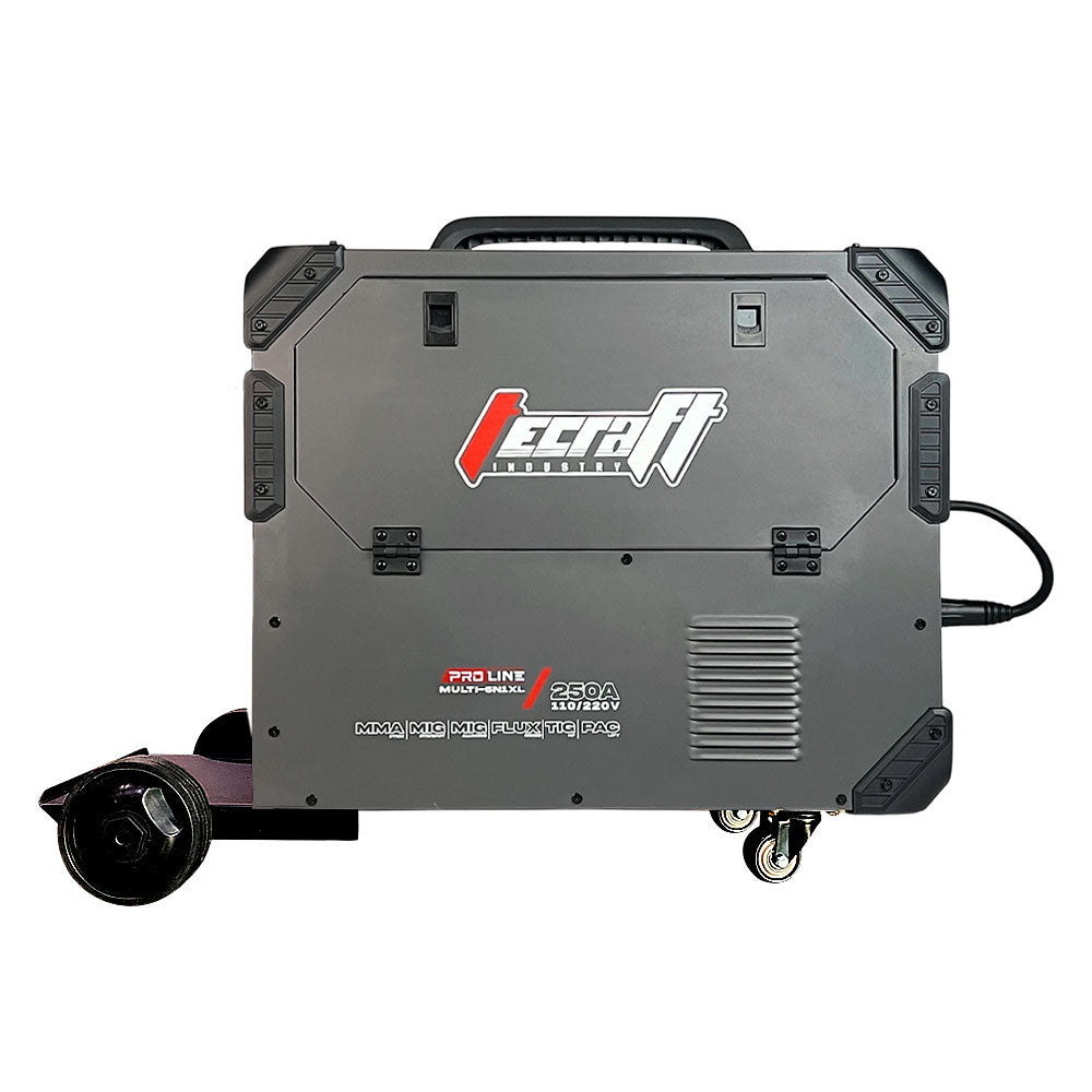 Soldador inversor Multiproceso MMA/MIG/FLUX/PAC/TIG HF 250AH 110/220V