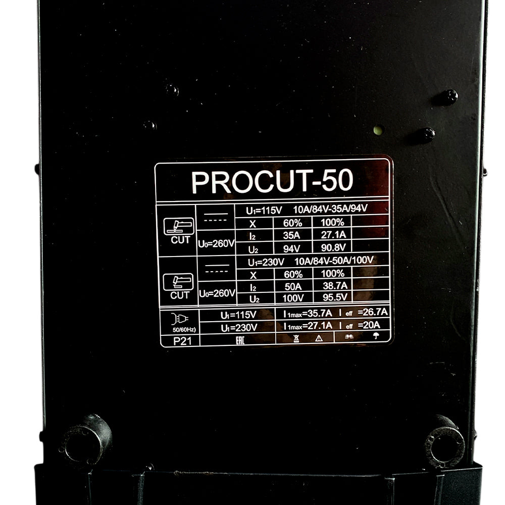 Cortador plasma de 50Ah Max corte 15mm