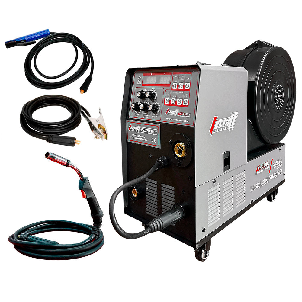 Soldador Inversor Multiproceso MMA/MIG/TIG LIFT de 250Ah 220V