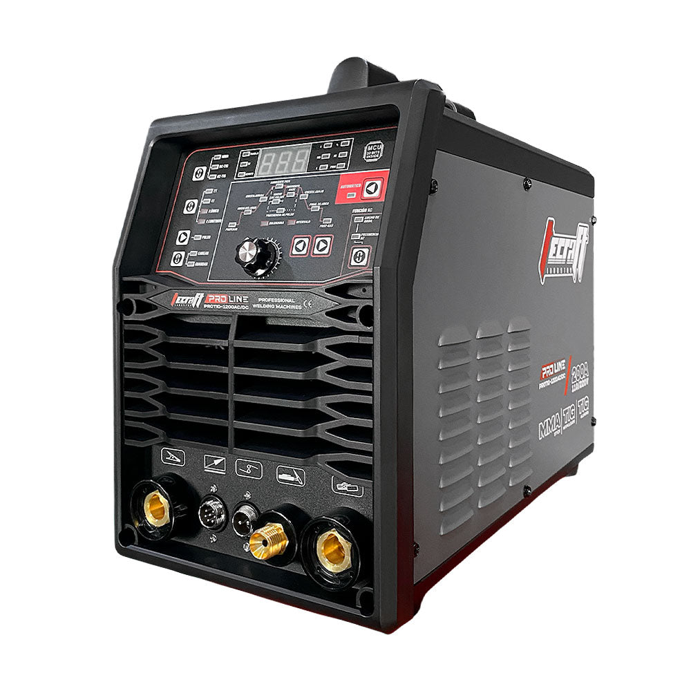 Soldador Inversor Proceso MMA/TIG HF/TIG EN FRIO/PULSADO AC/DC de 200AH 110/220V