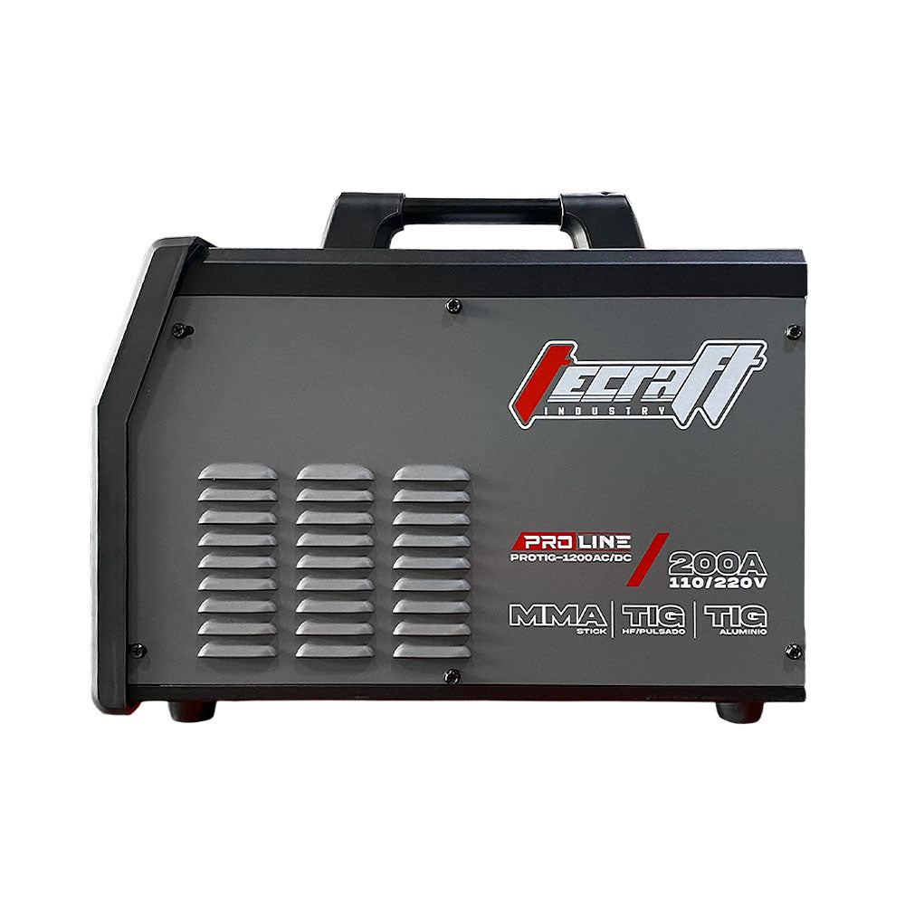Soldador Inversor Proceso MMA/TIG HF/TIG EN FRIO/PULSADO AC/DC de 200AH 110/220V