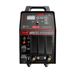Cortador plasma de 60Ah Max corte 23mm con Compresor Incorporado