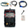 SOLDADOR MULTIPROCESO 180AH 110/220V + PULIDORA INDUSTRIAL 4.1/2" 1300W SIN ESCOBILLAS + CARETA FOTOSENSIBLE FILTRO TRUE COLOR + 1 ROLLO 5KG DE SOLDADURA FLUX CORED + GUANTES DE CARNAZA