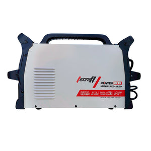 Soldador inversor profesional proceso MMA/MIG FLUX de 120 amperios con conexión a 110/220V bifásico marca Tecraft Industry de tecnología alemana.