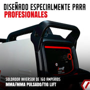 Soldador Inversor Proceso MMA/TIG LIFT 160AH 110V/220V
