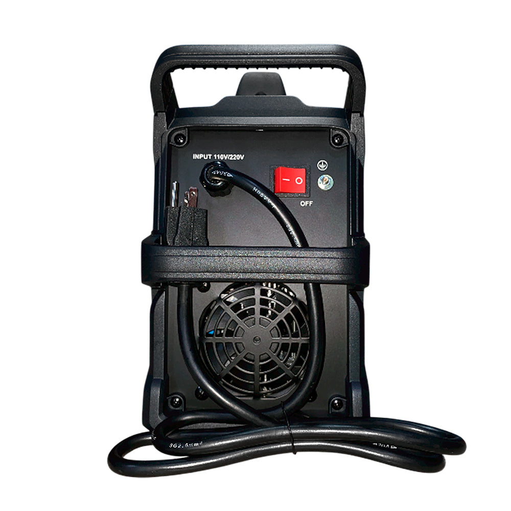 Soldador inversor profesional de proceso MMA/TIG LIFT de 160 amperios con conexión a 110/220V bifásico marca Tecraft Industry de tecnología alemana.