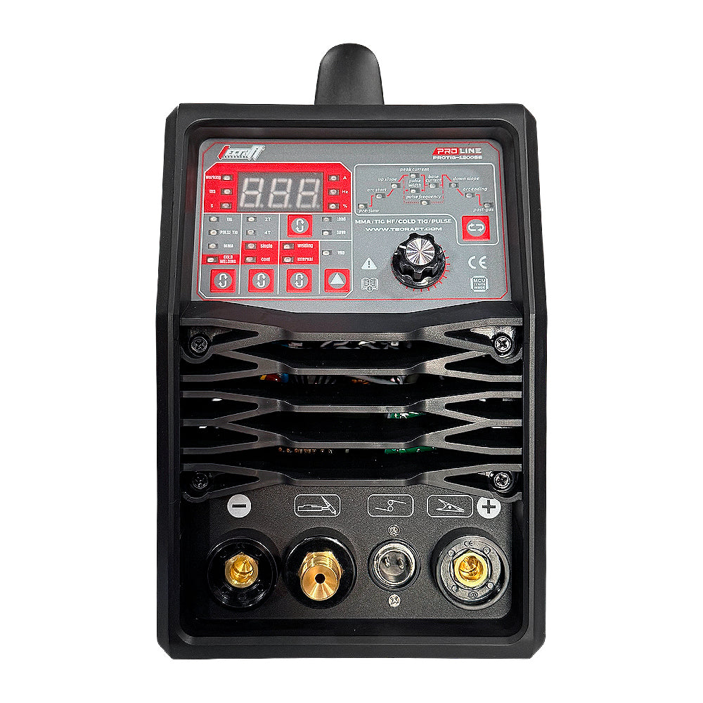 Equipo de soldadura profesional proceso TIG HF/TIG EN FRIO/PULSADO/MMA 200AH 110/220V