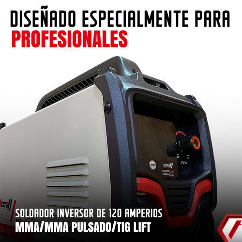 Soldador Inversor Mini Proceso MMA/TIG LIFT 120AH 110/220V