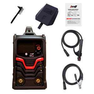 Soldador inversor profesional de proceso MMA/TIG LIFT de 120 amperios con conexión a 110/220V bifásico marca Tecraft Industry de tecnología alemana.