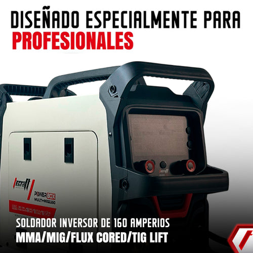 Soldador Inversor Multiproceso MMA/MIG/TIG LIFT 160AH 110V/220V