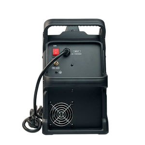 Soldador inversor profesional Multiproceso MMA/TIG LIFT/MIG Flux Cored de 160 amperios con conexión a 110/220V bifásico marca Tecraft Industry de tecnología alemana.