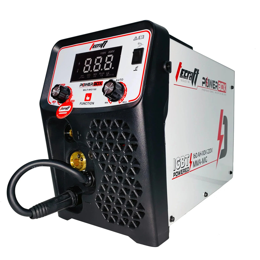 SOLDADOR MMA/MIG/ TIG LIFT 160AH 110/220V + KIT DE HERRAMIENTAS INALAMBRICAS