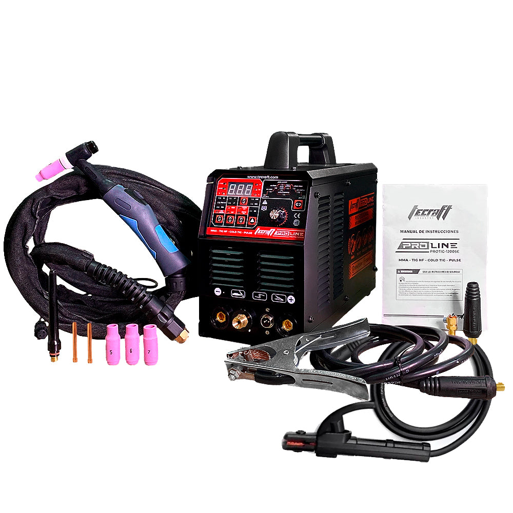Soldador Inversor Proceso TIG HF/TIG EN FRIO/PULSADO/MMA 200AH 110/220V