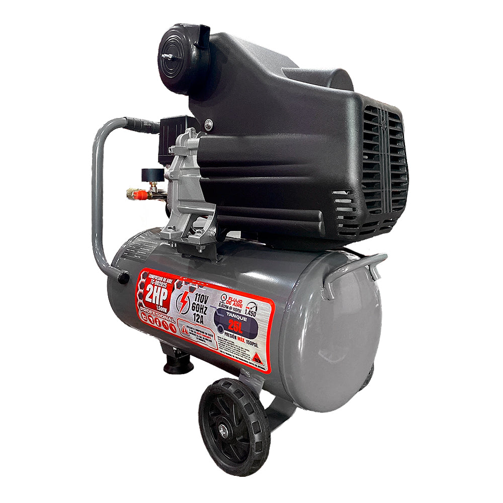 Compresor Profesional  25L 2HP 110v