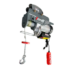 Winche Eléctrico 1200kg 2,8HP con Carro de Movilización Horizontal