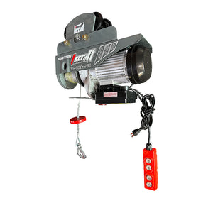 Winche Eléctrico 1200kg 2,8HP con Carro de Movilización Horizontal