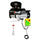 Winche Eléctrico 1200kg 2,8HP con Carro de Movilización Horizontal