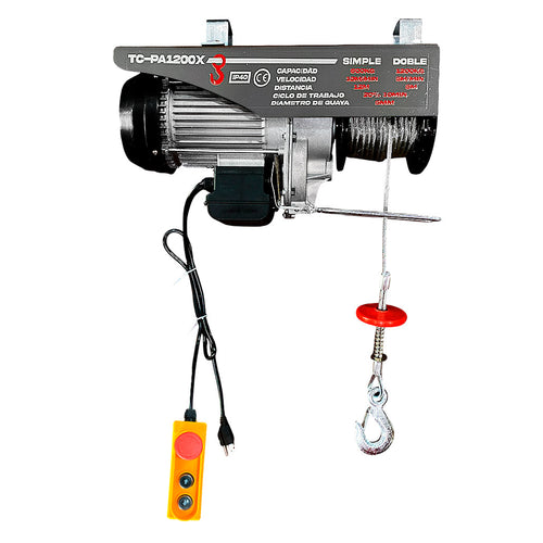 Winche Eléctrico 1200kg 2,8HP