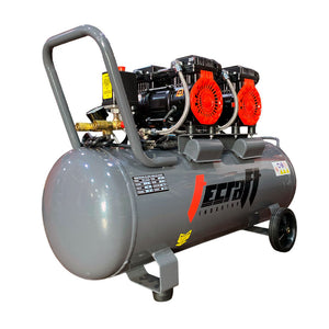 Compresor Profesional de tiro directo marca Tecraft Industry de 70L 3HP con conexión a 110v.