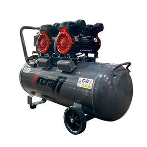 Compresor Profesional de tiro directo marca Tecraft Industry de 70L 3HP con conexión a 110v.
