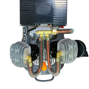 Compresor Profesional de tiro directo marca Tecraft Industry de 100L 3 HP con conexión a 110v.