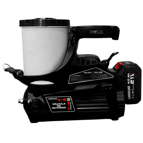 Maquina de Pintura Airless Inalámbrica con batería de 21v