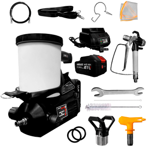 Maquina de Pintura Airless Inalámbrica con batería de 21v