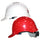 casco de seguridad con barbuquejo de dos puntos. 