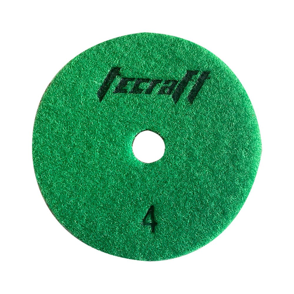 Set de discos para pulir mármol 7pzas marca Tecraft Industry