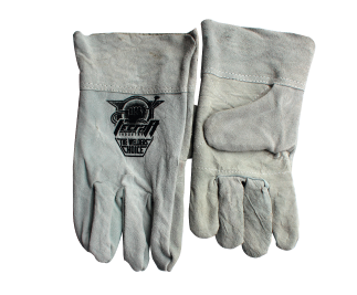 Guante Multiusos Corto de Carnaza Tipo B Marca Tecraft Industry Ferretería Suprema Cali 